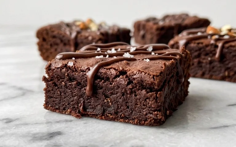 Flourless Chickpea Brownies (Vegan & Gluten Free)