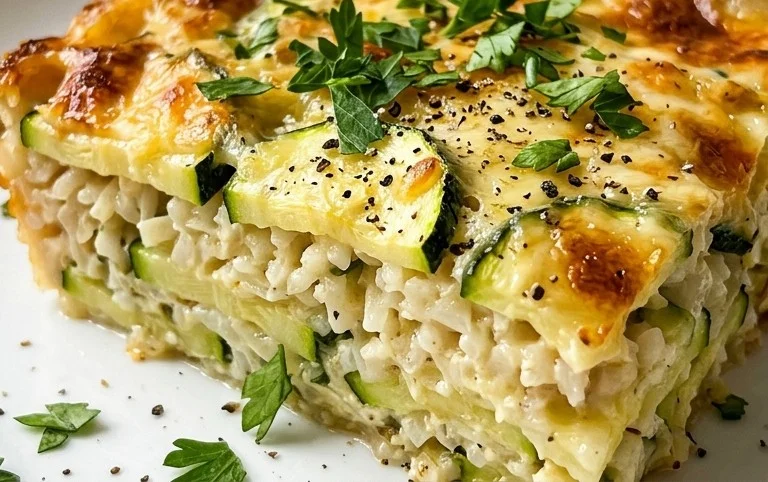 Julia Child's Zucchini and Rice Gratin (Tian de Courgettes au Riz)