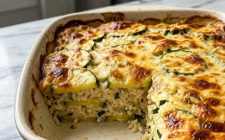 Julia Child's Zucchini and Rice Gratin (Tian de Courgettes au Riz)
