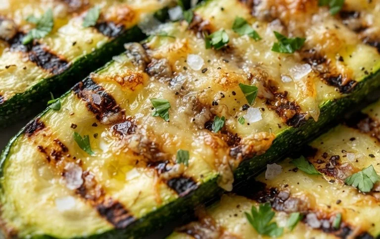 Grilled Zucchini with Parmesan