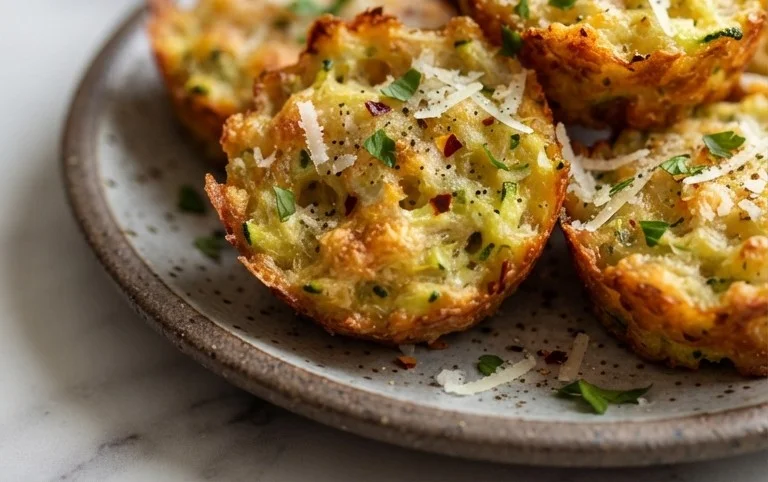 Zucchini Garlic Bites