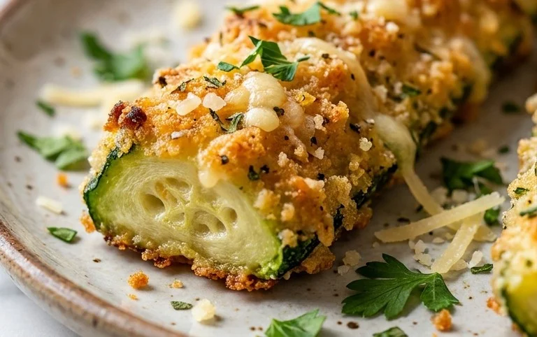 Parmesan Crusted Zucchini Sticks