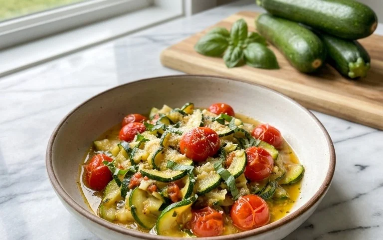 Simple Fresh Zucchini Pasta Sauce
