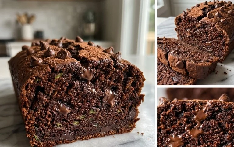 Double Dark Chocolate Zucchini Bread