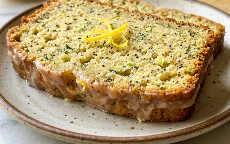 Easy Lemon Poppy Seed Zucchini Bread