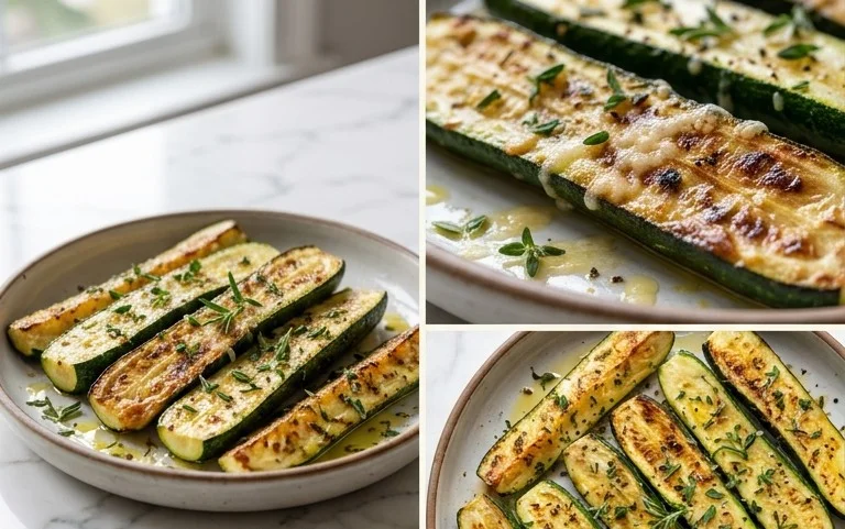 Simple Herb-Infused Roasted Zucchini Recipe