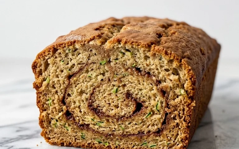 Moist and Delicious Cinnamon Swirl Zucchini Bread