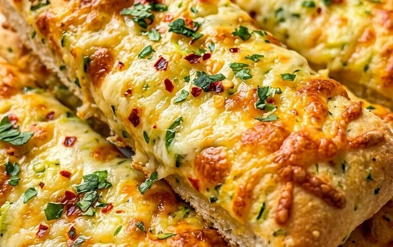 Cheesy Zucchini Breadsticks