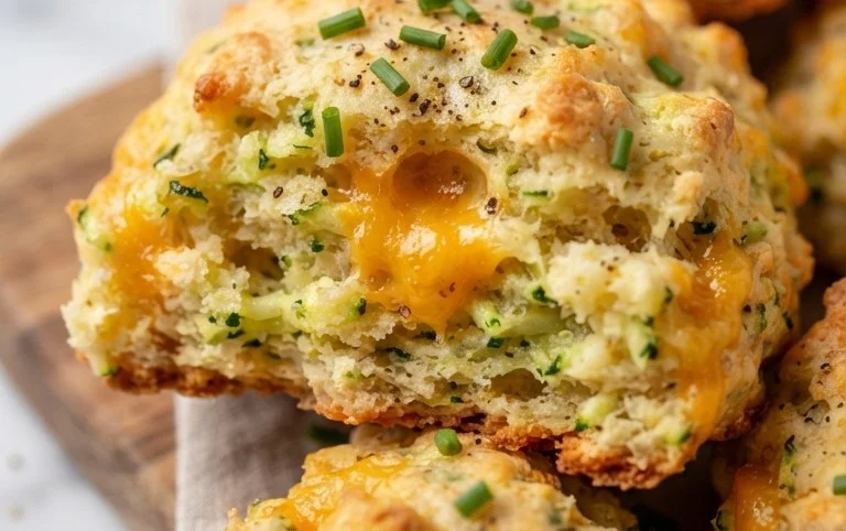 Zucchini Cheddar Biscuits