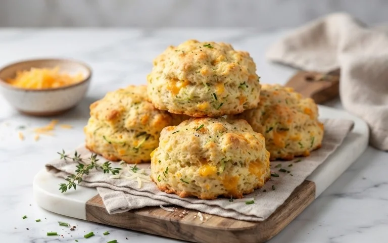 Zucchini Cheddar Biscuits