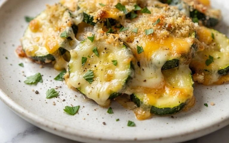 Cheesy Baked Zucchini Casserole