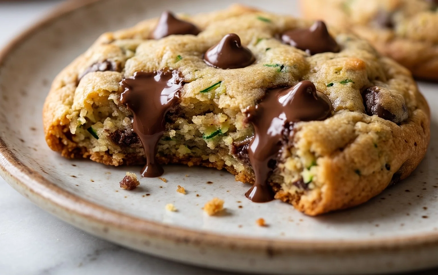 Soft Zucchini Cookies with Chocolate Chips