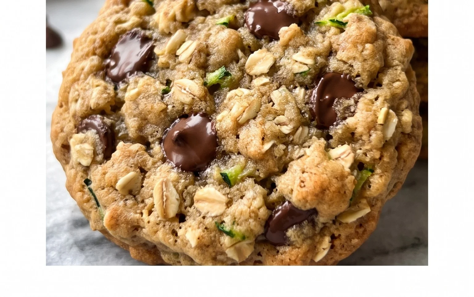 Homemade Zucchini-Oat Chocolate Chip Cookies