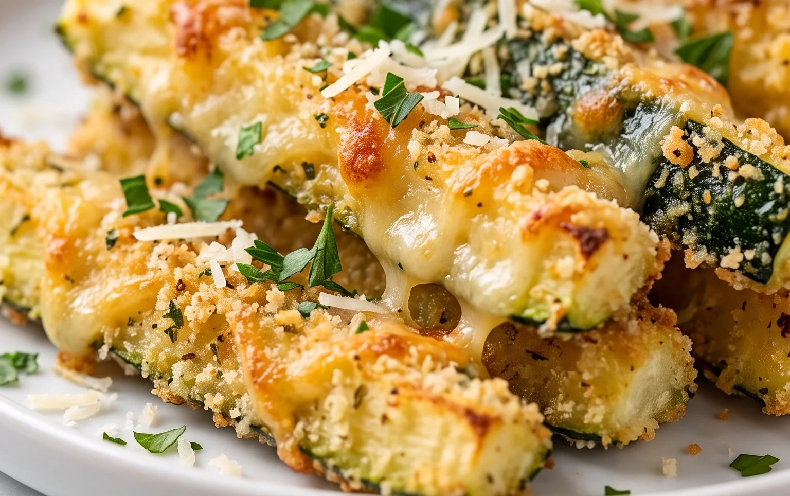 Baked Parmesan Zucchini Fries