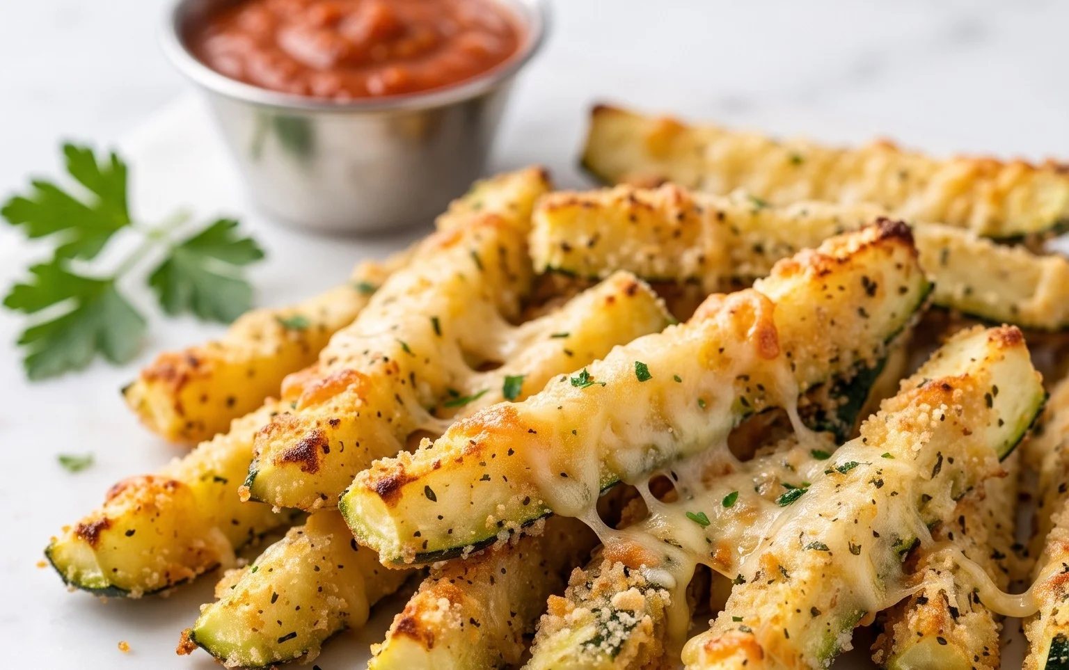 Baked Parmesan Zucchini Fries