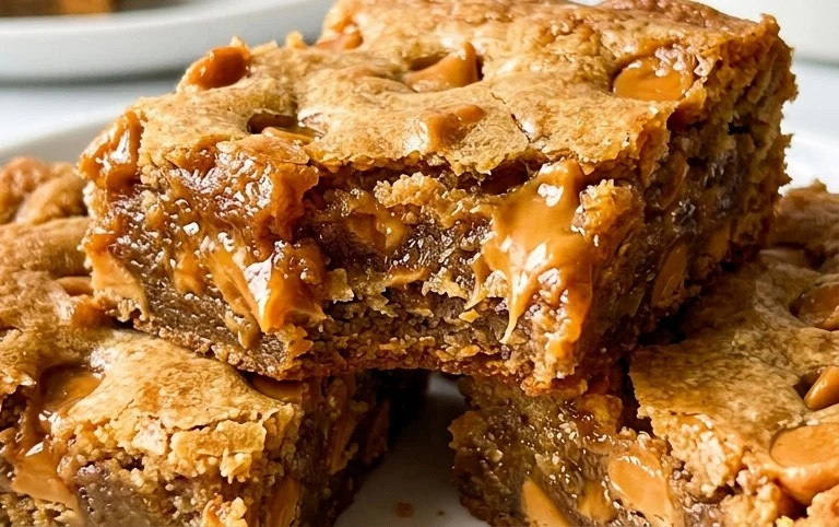Chewy Butterscotch Zucchini Blondies