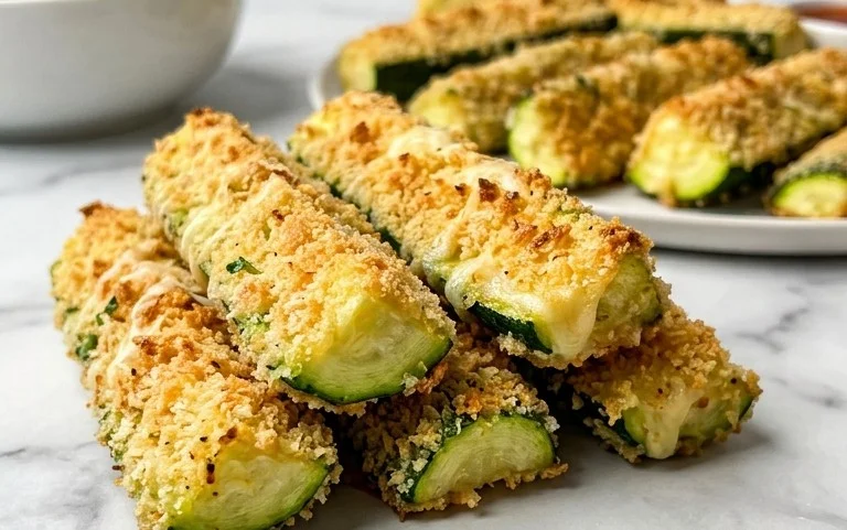 Baked Zucchini Sticks (Oven or Air Fryer)