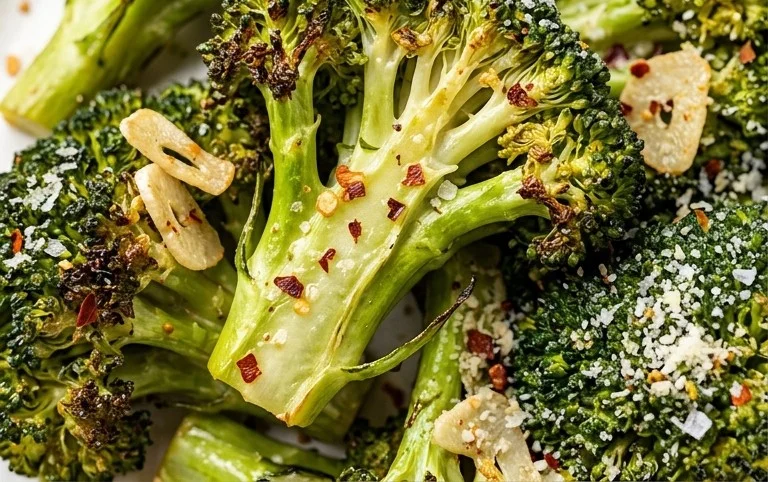 Oven Roasted Broccoli (Baked Broccoli)