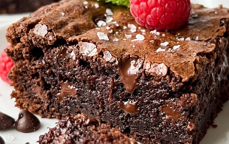 Fudgy Dark Chocolate Zucchini Brownies Recipe