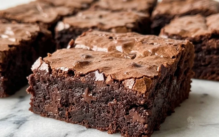 Fudgy Dark Chocolate Zucchini Brownies Recipe